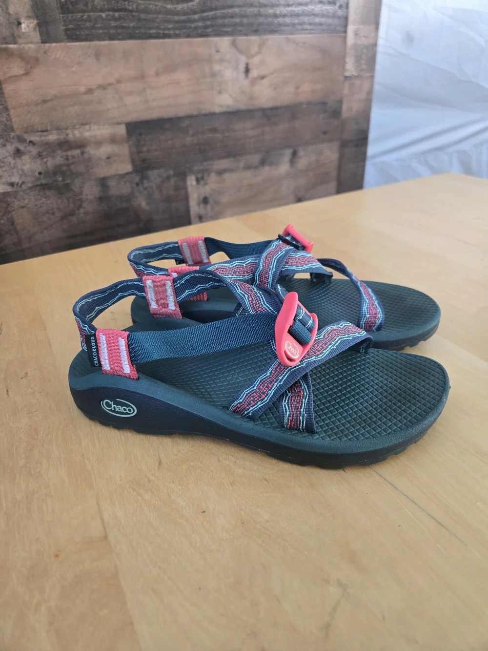 Chaco Z Cloud Sandals Women’s US 7 Athletic Outdoor Hiking Shoes Tri Opal Green